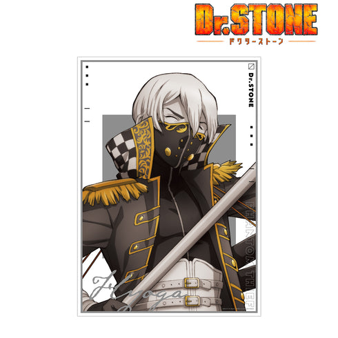 『Dr.STONE』描き下ろしイラスト 氷⽉ 怪盗団ver. A3マット加⼯ポスター